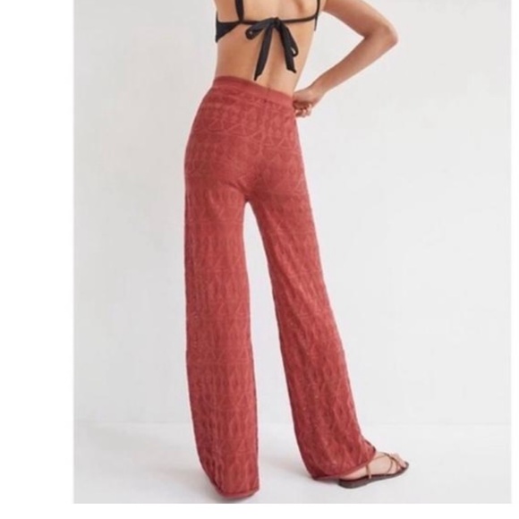 Pointelle Knit Pants - Picture 2 of 12